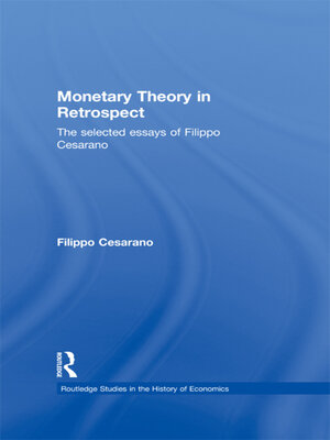cover image of Monetary Theory in Retrospect